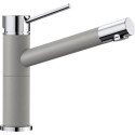 Смеситель для кухни (раковины) BLANCO ALTA Compact, алюминиевый/хромированный