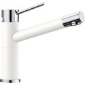 BLANCO ALTA Compact kitchen (sink) mixer, white/chromed