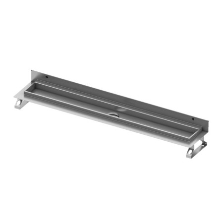Dušas notekcaurules korpuss TECEdrainline 700 mm, paredzēts uzstādīšanai pie sienas