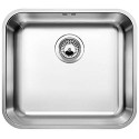 Under the countertop is installed the BLANCO SUPRA 450-U sink, 48x43 cm, without an eccentric valve.