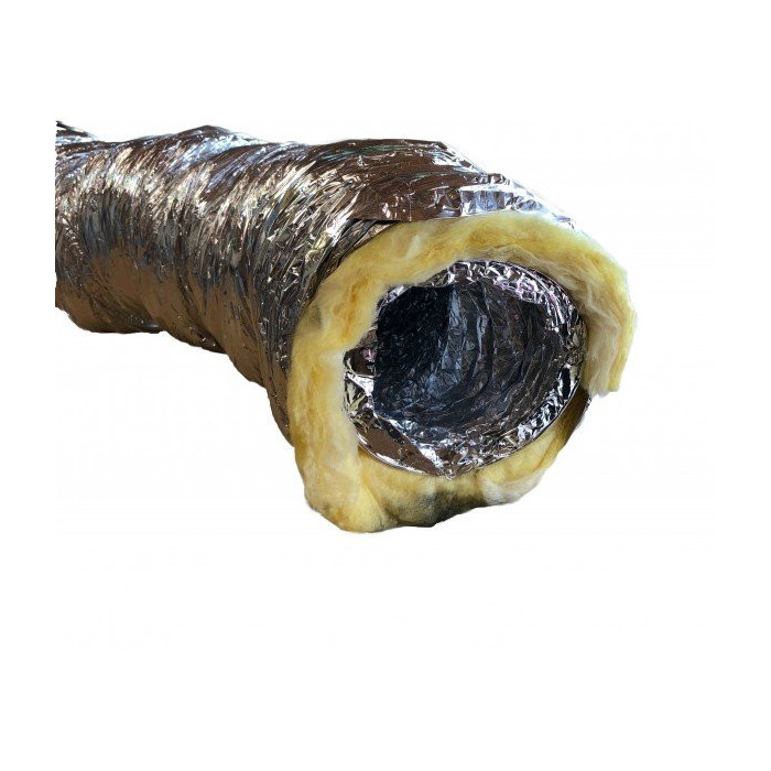 Elastīgs akustisks alumīnija kanāls ar izolāciju REC BALTICVENT Flex Sono 320 mm (10 m)