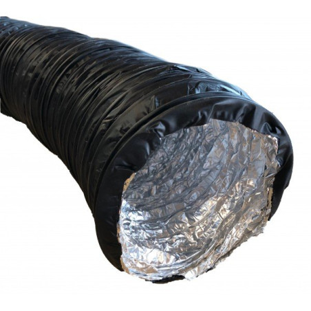 Elastīgs alumīnija kanāls ar PVC pārklājumu REC BALTICVENT Flex Combi 408 mm (10 m)