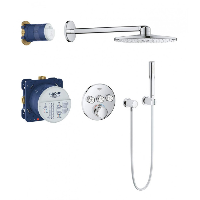 Potinkinis termostatiskais dušas komplekts GROHE Grohtherm SmartControl, 34705000