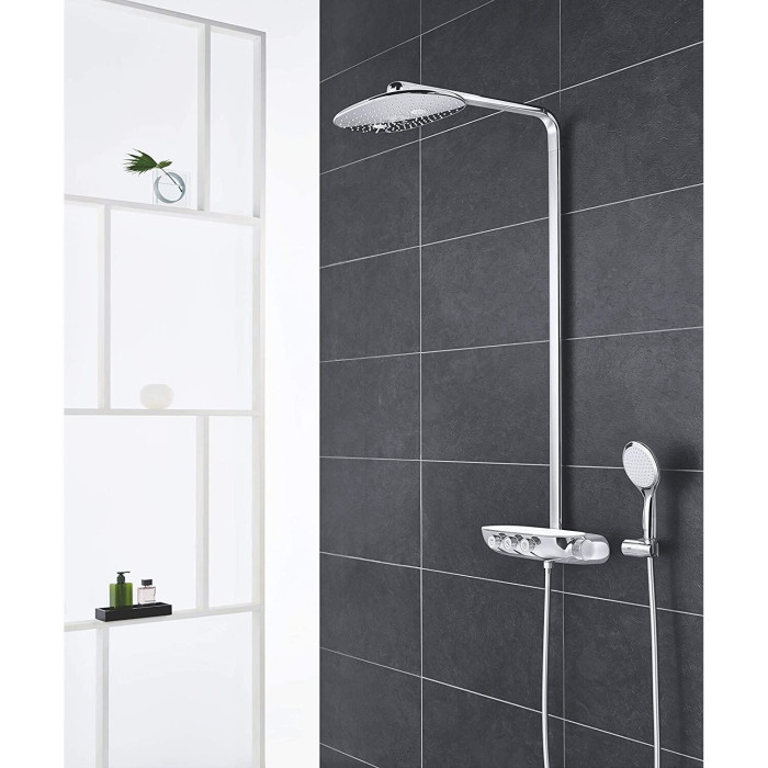 Thermostatic rain shower system GORHE Rainshower SmartControl 360 Duo with handheld shower Power&Soul, 115 26250000