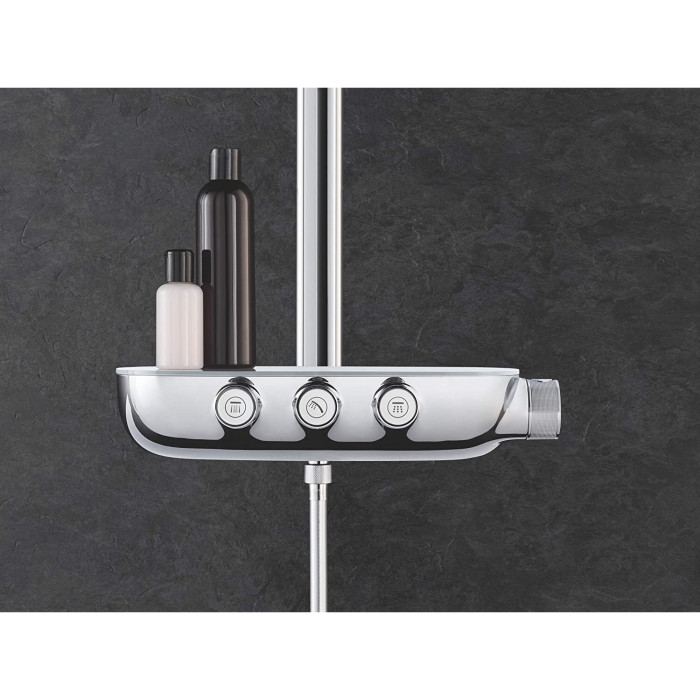 Termostatiska lietus duša sistēma GORHE Rainshower SmartControl 360 Duo ar rokas dušu Power&Soul, 115 26250000