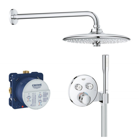 Встраиваемый термостатический душевой комплект GROHE Grohtherm SmartControl, 34744000