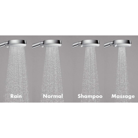 Душевые комплекты HANSGROHE Croma 100 Хром, 4 функции (Выбор различных длин)