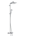 Thermostatic rain shower system with spout HANSGROHE Crometta E 240 1jet, 27298000