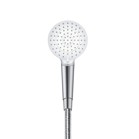Dušu komplekti HANSGROHE Crometta 100 White/Chrome, 2 funkcijas, (Dažādu garumu izvēle)
