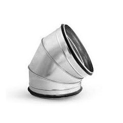 Ventilācijas elkonis ALNOR 250 x 45°, segmentāls