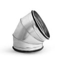 ALNOR ventilation elbow 250 x 45°, segmented