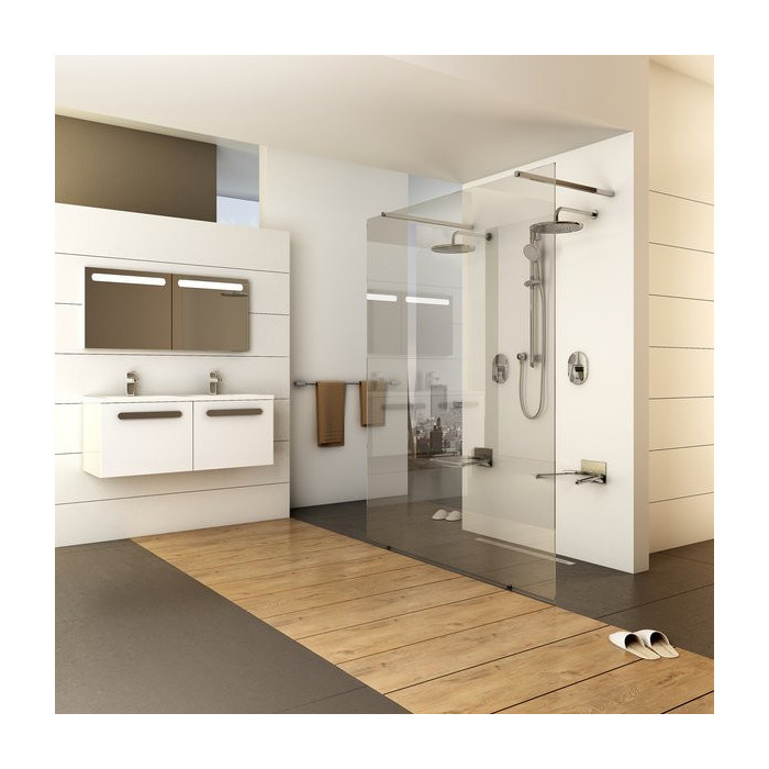 Dušas kabīne RAVAK Walk-In Free (Dažādu izmēru izvēle)