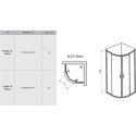 Shower cabin RAVAK Blix BLCP4 (low)