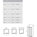 Shower door RAVAK Supernova ASDP3
