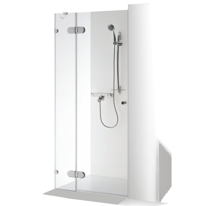 Shower doors with a wall nishom BALTIC BRANCH IEVA PLUS