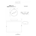 Izlietne brīvi stāvoša ALICE CERAMICA Forma 45 cm