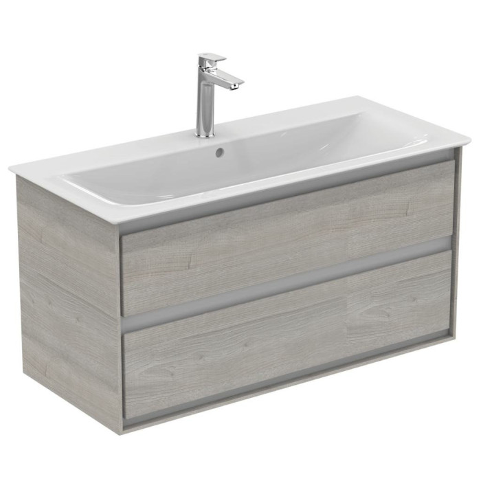 Connect Air VANITY BASIN 104 cm wall-mounted furniture sink
