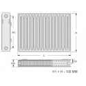 Radiators apakšējai uzlādēšanai KERMI FTV 22 x 400 x 2000