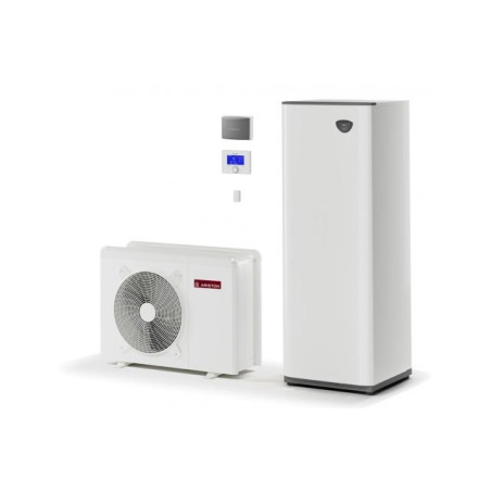 Тепловой насос воздух - вода ARISTON Nimbus Compact 70 S NET 11.74 кВт, с интегрированным водонагревателем на 180 (177 л), Sensy