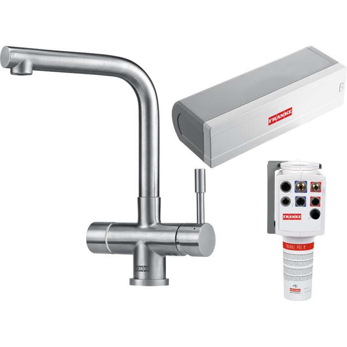 Kitchennis (sink) faucet FRANKE Mondial 4 in 1, stainless steel body
