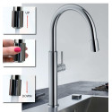 Kitchen (sink) faucet FRANKE PESCARA Up & Down, matte black