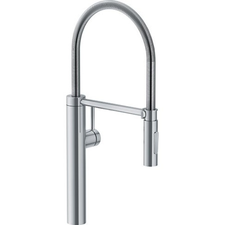 FRANKE PESCARA XL kitchen (sink) faucet, with a flexible spout, stainless steel body