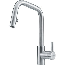FRANKE KUBUS kitchen (sink) faucet, with a pull-out hose, stainless steel body