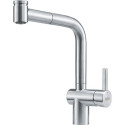 FRANKE ATLAS NEO kitchen (sink) faucet, with a pull-out hose, stainless steel body
