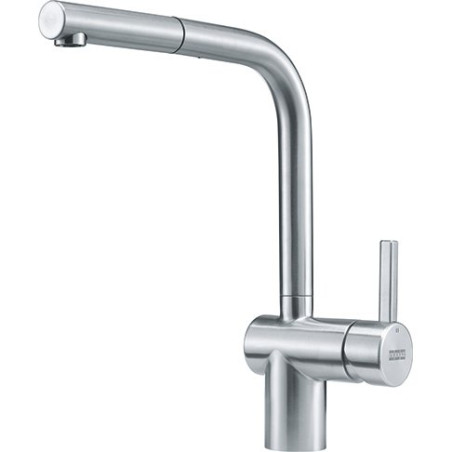 Kitchennis (izlietnes) maisītājs FRANKE ATLAS NEO, ar izvelkamu šļūteni un Laminarstrahl tehnoloģiju