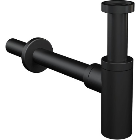 Sifons izlietnei ALCA PLAST 1 1/4"" x 32 mm, melnā krāsā