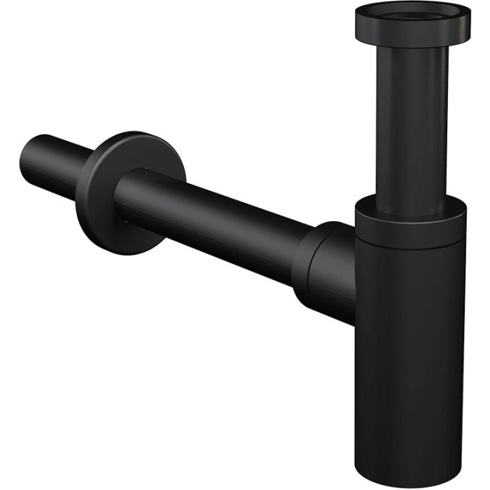 Sifons izlietnei ALCA PLAST 1 1/4"" x 32 mm, melnā krāsā