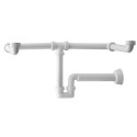 Siphon for double sink 1 1/4''