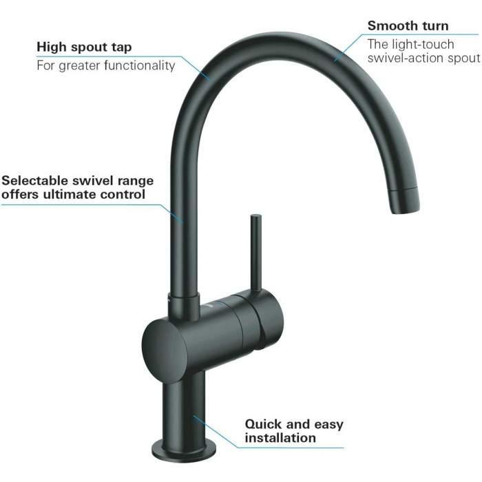 Kitchen (sink) faucet GROHE Minta, 32917KS0