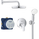 GROHE Eurosmart Cosmopolitan 210, 25219001 concealed shower system sets