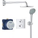 Potinkinā dušas sistēma GROHE Grohtherm Cosmopolitan 210 ar termostatu, 34734000