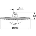 Смеситель для душа GROHE Grohtherm Cosmopolitan 210 с термостатом, 34734000