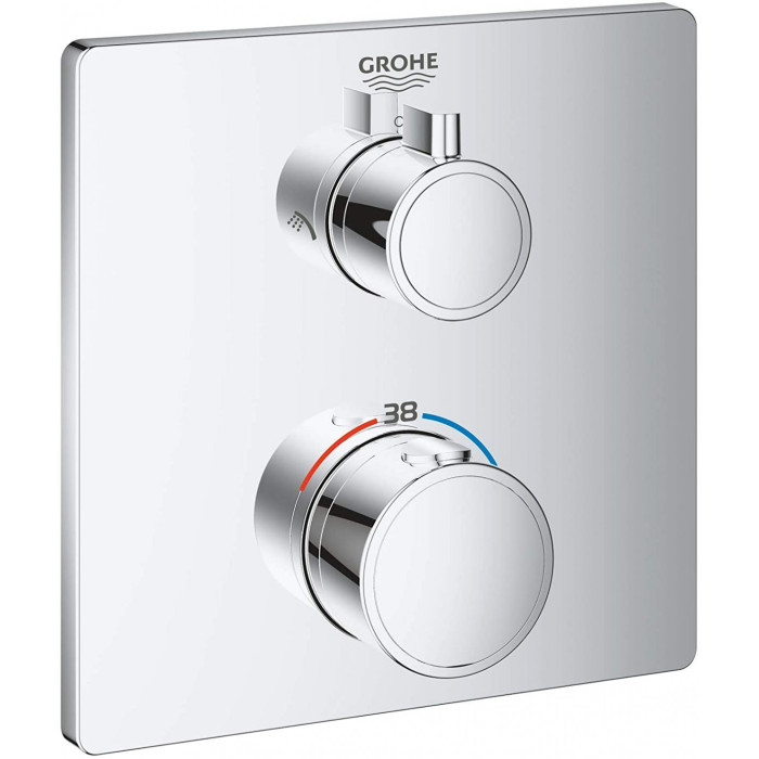 GROHE Grohtherm Cosmopolitan 210 concealed shower system with thermostat, 34734000