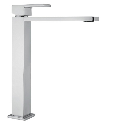 BUGNATESE Tetris sink mixer, chrome / brushed nickel / black-matt