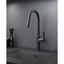 GUSTAVSBERG Epic kitchen (sink) faucet with pull-out spray, black matte