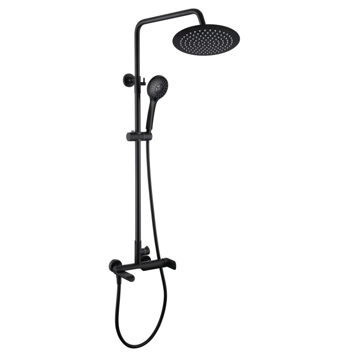 Shower column set RUBINETA OLO (BK)+ULTRA-10 (SW) (DV3/4) (BK)