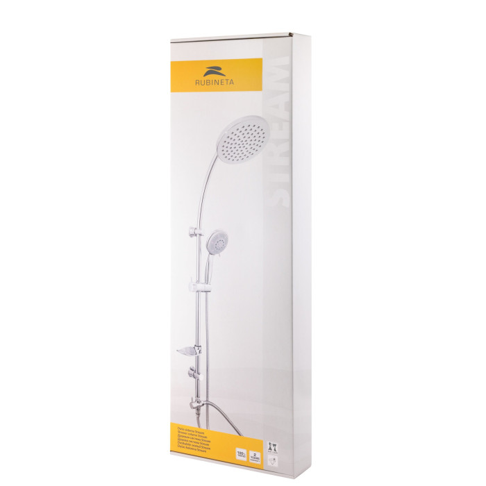 Shower column set RUBINETA OLO (BK)+ULTRA-10 (SW) (DV3/4) (BK)