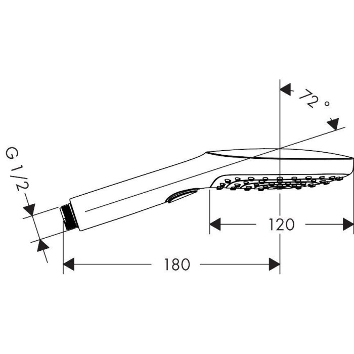 Potinkamais termostatiskais dušs 6 in 1 komplekts HANSGROHE Raindance E 300