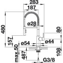 - Смеситель BLANCO Catris-S (хромированный) 521476
