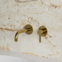 Built-in-wall faucet for sink OMNIRES with brushed gold accents, Y1215HGLB