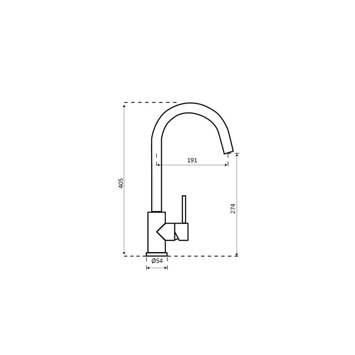 Maisītājs plūsmā REGNINOX Cano Copper (vara), R30493