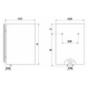 Electric vertical water heater GORENJE OTG 120 L SLSLIM