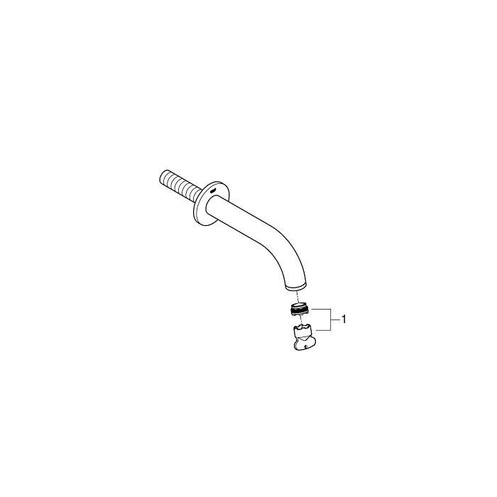 GROHE Atrio 171 mm bath spout, 13139003