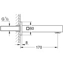 Snapas vannai GROHE EuroCube 170 mm, 13303000