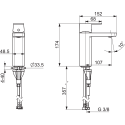 ORAS Stela faucet 107 mm, 4805F
