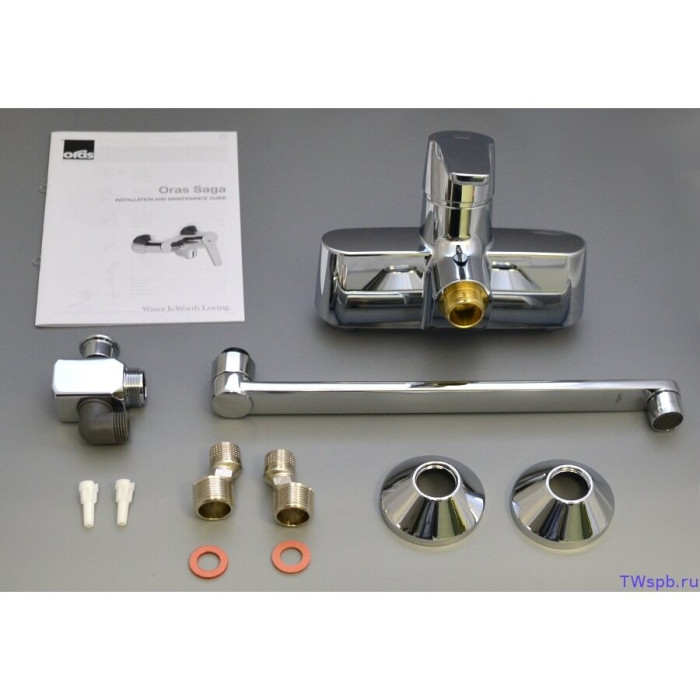 Bathroom mixer with shower stand ORAS Saga, 3945Y